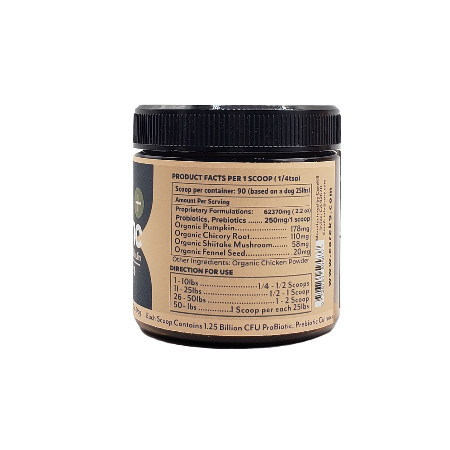 Functional Dog Food Topper Probiotic+ for Digestive Support & Immunity Health