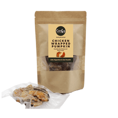 Chicken-Wrapped Pumpkin Super Healthy Dog Treats