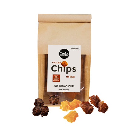 Premium antioxidant dog treats. Healthy chicken chips for senior dog immunity & joint health. Organic turmeric, blueberry & pumpkin snacks. Shop CareK9 now.