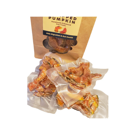 Chicken-Wrapped Pumpkin Super Healthy Dog Treats